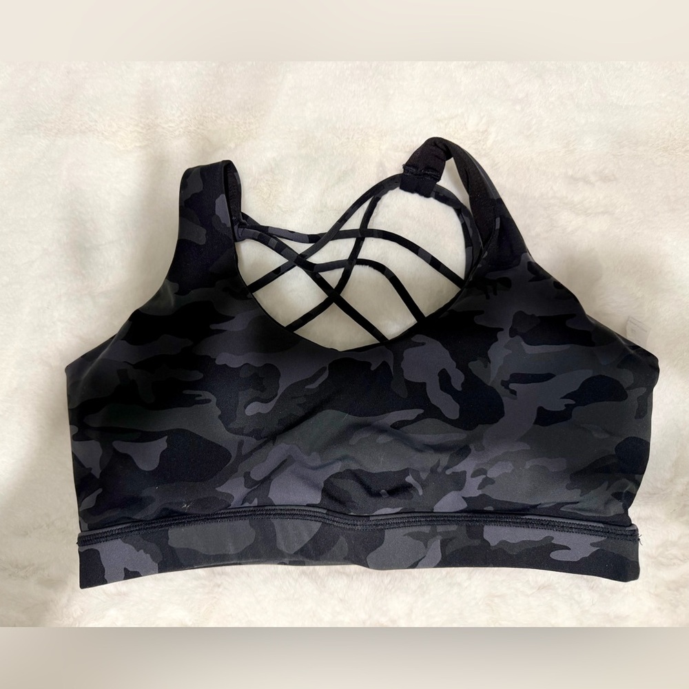 Constantly Varied Gear CVG Women's Black Camouflage Sports Bra